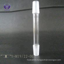 high borosilicate clear female and male ground glass tube tips joint